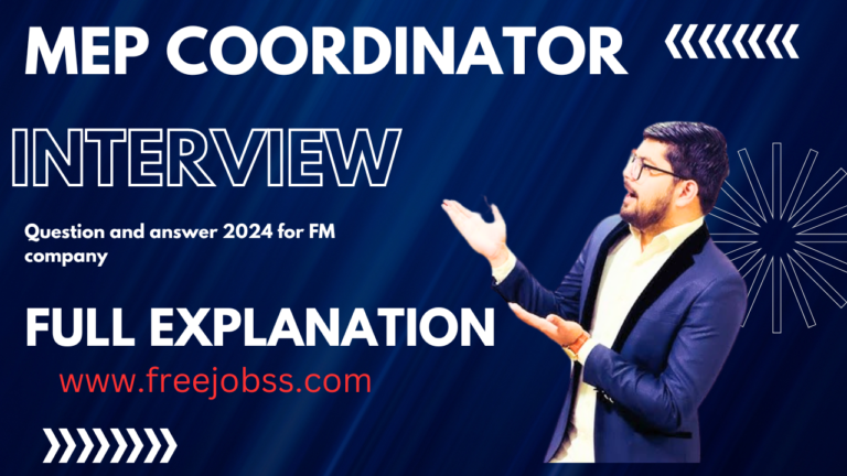 Top 10 Tips for MEP Coordinator Job Interview Success