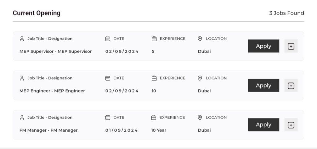 Emirates National Facilities Management group Jobs 2024