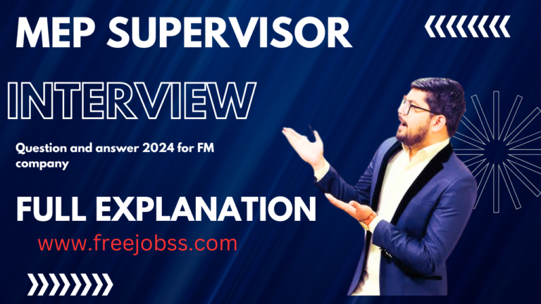 Top 10 MEP Supervisor Interview Questions for a Successful Job Interview