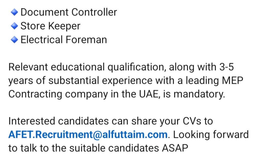 Al Futtaim Careers 2024 UAE Apply online