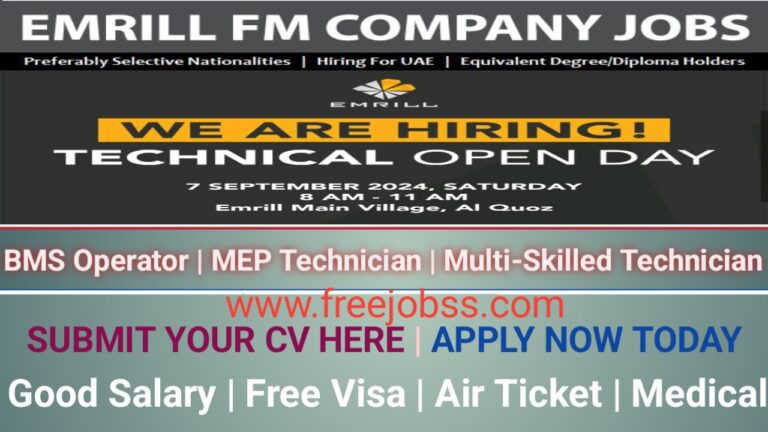 Technical open day Interviews at Emrill Services LLC: 2024 -25